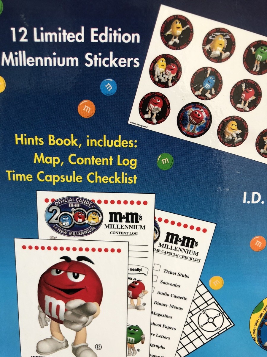 M&M's 2000 Time Capsule Kit 限定版レア M&M's 2000 Time