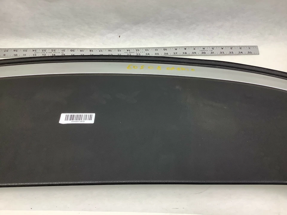 Volkswagen EOS 2008 convertible techo trasero tapa panel de moldura negro OEM+ Foto 4 de 4