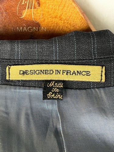 Giorgio by Giorgio Cosani Cashmere Wool Pin Strip Tailored French Suit, Men's 36 - Picture 18 of 24