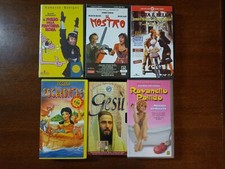 VIDEOCASSETTE VHS - 6 Film - Anni dal 1993 al 2001 - Usato.
