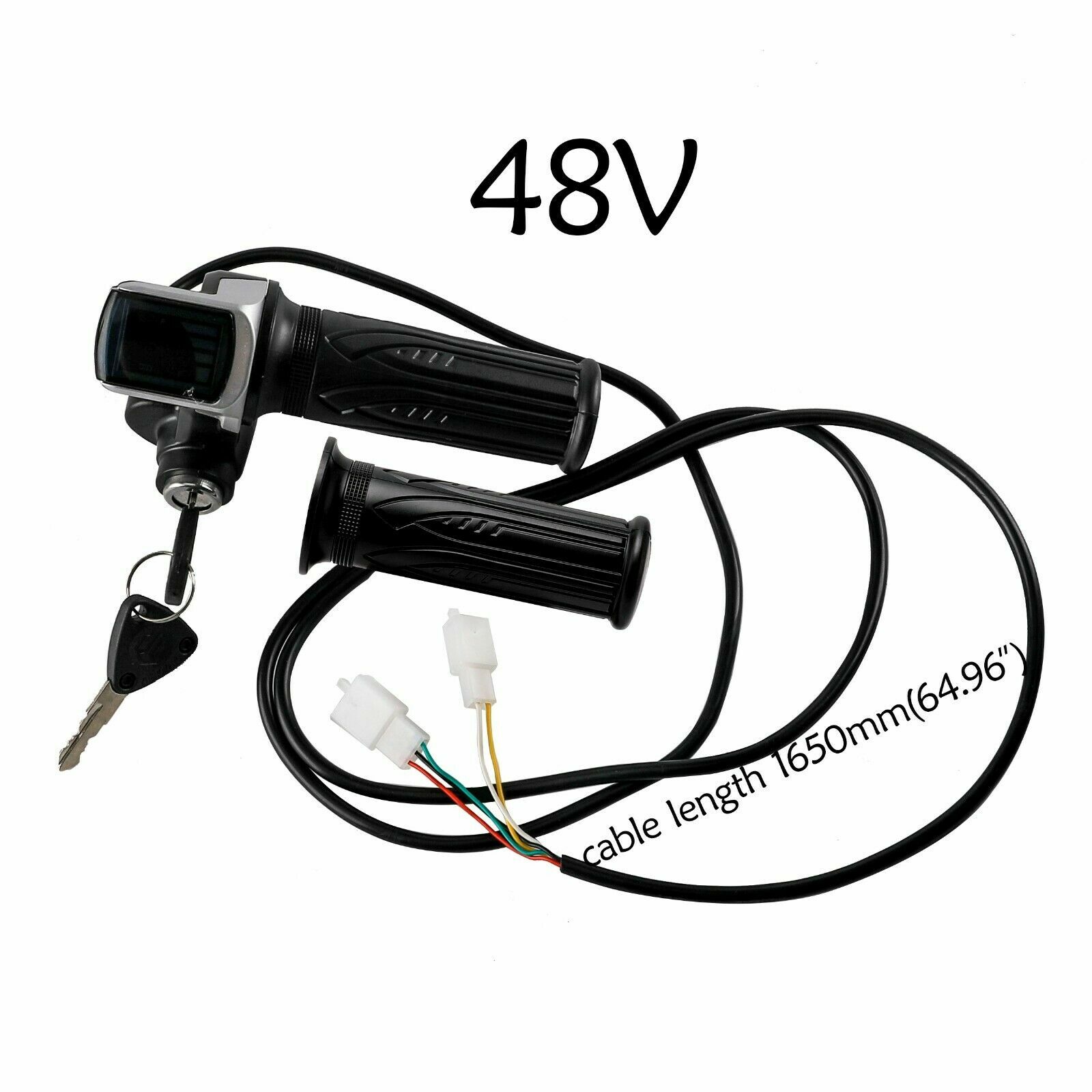 48V 1000W Brush Motor +Controller +LCD Throttle Electric Bicycle Scooter Razor