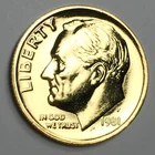 1981-P Roosevelt Dime - (UNC) Clad & Plated KM#195a - 4917-PC