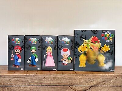 JAKKS The Super Mario Bros Movie Bowser Luigi Toad Princess Peach