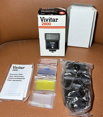 Vintage Vivitar 2800 Auto Thryristor Electronic Flash NOS New in Box