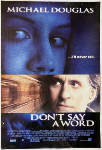 Don't Say a Word 27x40 original double sided one sheet movie poster