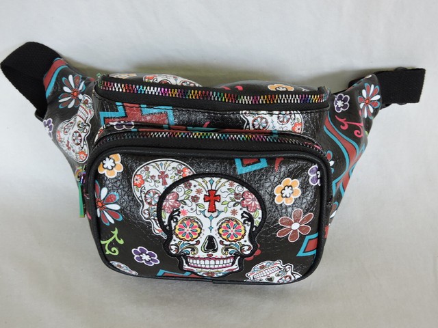 skull fanny pack