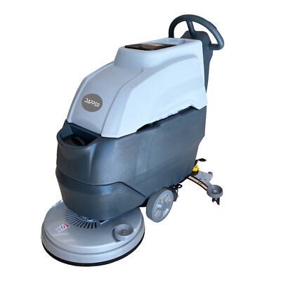 Dapper Supply Battery Powered Floor Scrubber, 20'' Brush, 32'' Squeegee Width
