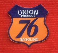UNION PRODUCT 76 GAS GASOLINE LOGO MOTOR OIL RACING CAR BADGE IRON SEW ON PATCH