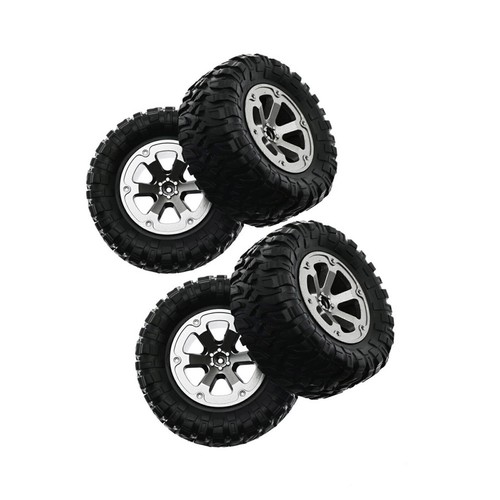 4PCS Rubber Tires for WPL B-14 B-14K B-16 B-16K C-14 C-14K C-24 C-24K RC Car - Picture 3 of 8