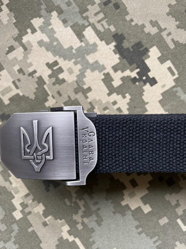 Ukrainian Tactical Belt Military Ukraine Army Gear Belt with Trident Tryzub - Afbeelding 10 van 13