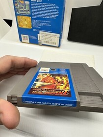 Indiana Jones and the Temple of Doom with Box/ NO Manual NES Nintendo