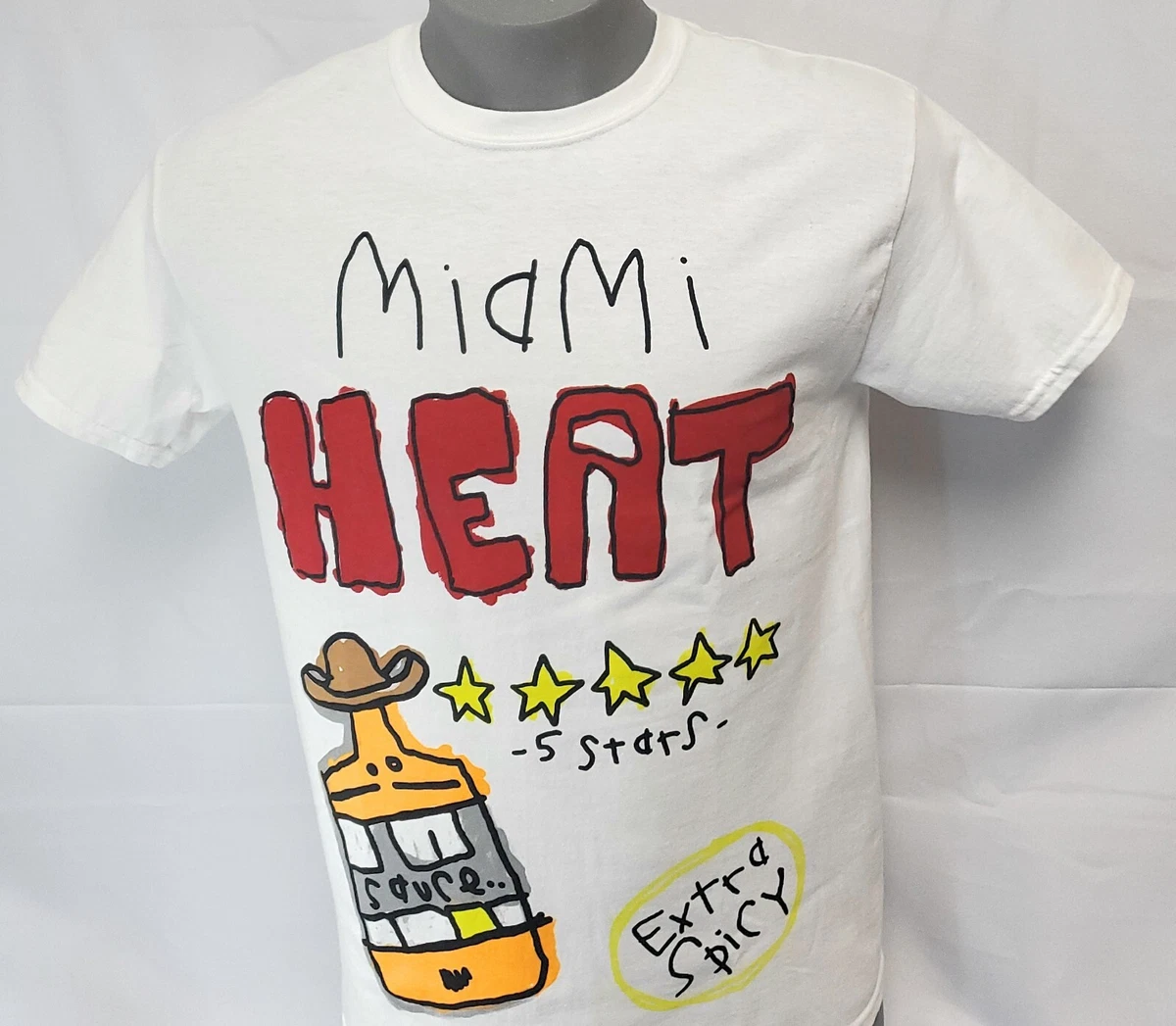 Miami Heat T-Shirt Vintage Clothes Boys White T Shirts T Shirts Men