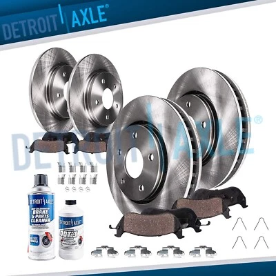 Front and Rear Disc Rotor Brake Pad for 2010 - 2013 Toyota Prius Lexus CT200h - Image 1 of 4