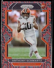 2021 Panini Prizm Snakeskin Anthony Schwartz Case Hit Cleveland Browns #361