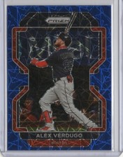 2022 Panini Prizm Alex Verdugo Blue Velocity Prizm #85 - Boston Red Sox