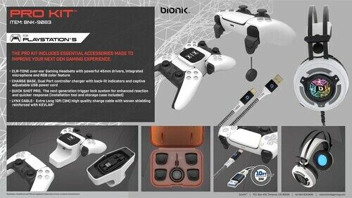 BIONIK GAMING ACCESSORIES PRO KIT FOR PLAYSTATION 5 - The Pop Insider