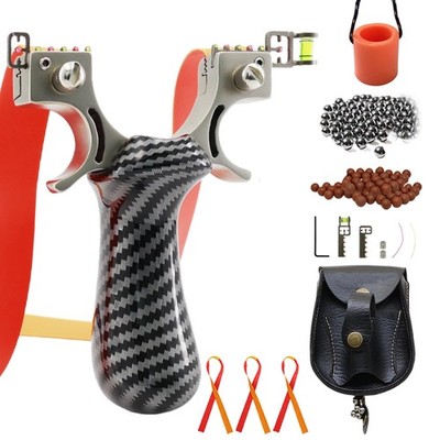 Luoyer Professional Slingshot for Adults Hunting Sling Shot 11.5 cm, silver