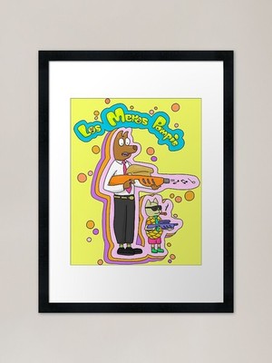 The Pompis Groupers Gerahmter Kunstdruck Gerahmtes Wandbild Poster Leinwanddruck Bild