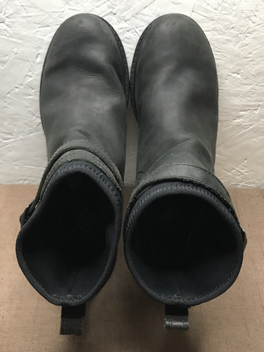 Muck Boot Co. Liberty Women s Ankle Boots Black Waterproof Leather Size 8 Biker eBay