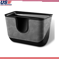 Small Car Trash Can Double-layer Design Leakproof Hanging Bin Largcolor Black Small Car Trash Can Double-layer Design Leakproof Hanging Bin Largcolor Black