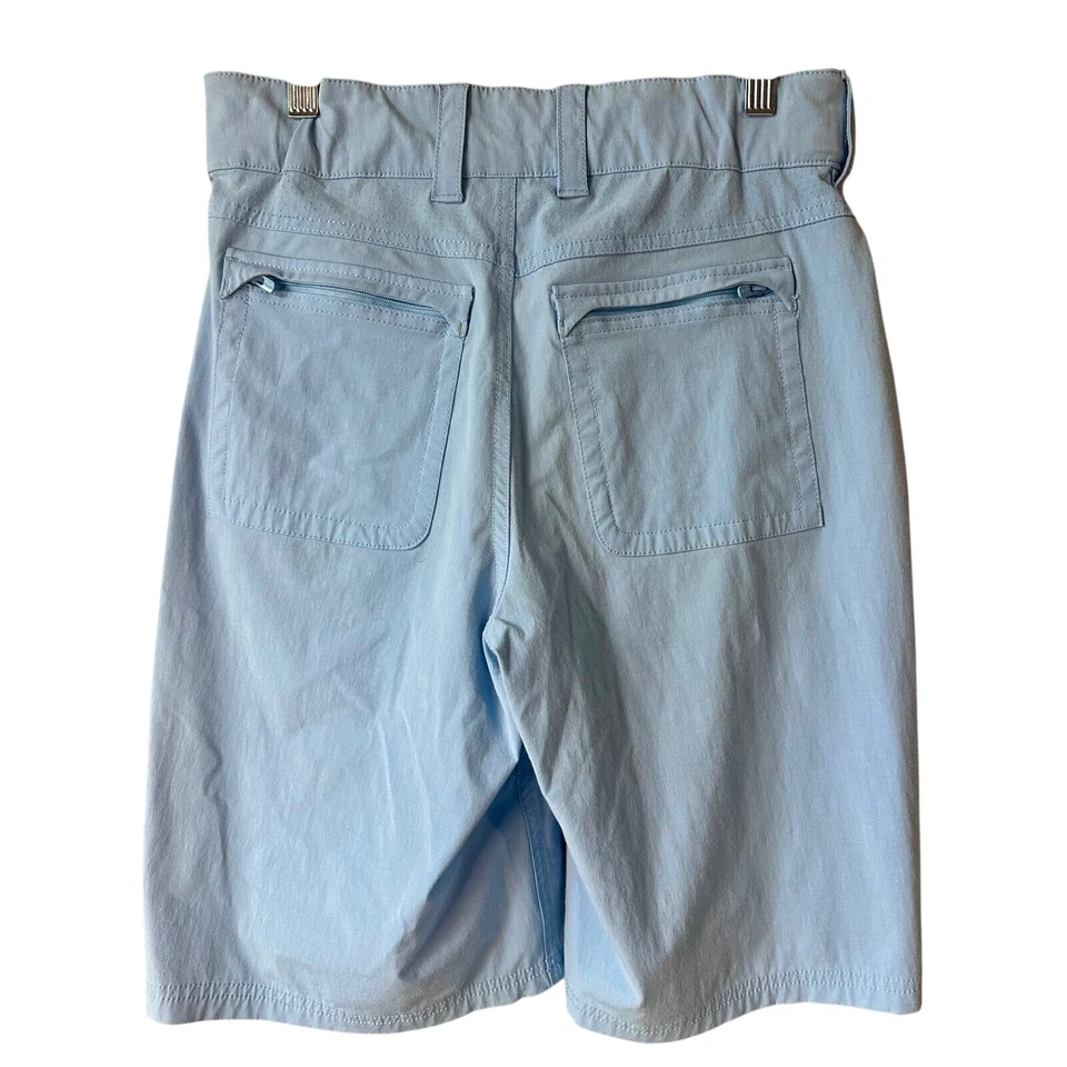 Pantalones Cortos de Pesca Huk Azul Performance Tela Ligeros Bolsillos de Carga Para Hombre Pequeños Foto 3 de 4