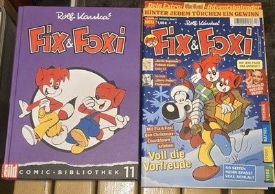 2 FIX & FOXI Comics, 1 Weihnachts Ausgaben Comic + Beilage & 1 Buch 2005