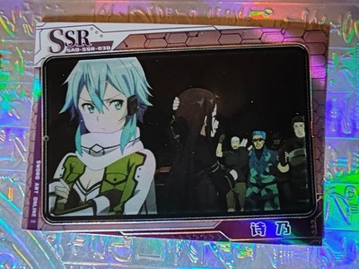 Karte Sword Art Online Göttin Kirito Yui Silica Alice Suguha Sexy Holo