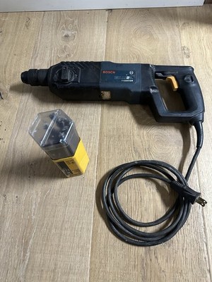 BOSCH Corded Electric BULLDOG Rotary Hammer Drill 11224VSR SDS-Plus w/h Bits Lot