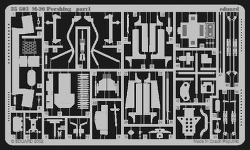 Eduard EDU35503 1/35 M26 Pershing FotoäTzteile FüR Tamiya Modellpanzer-image