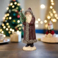 Primitive Ragon House Christmas 10" Belsnickle Vintage Santa Claus Bottle Brush