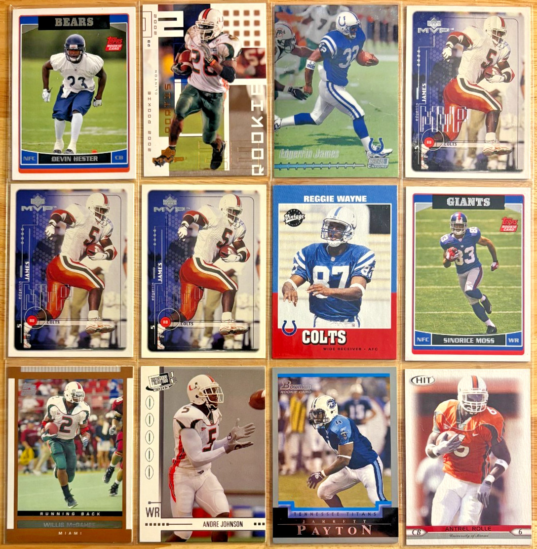 (12x) Hester/Portis/James/Wayne/Johnson+ 1999-06 Topps+ MIAMI "THE U" ROOKIE LOT