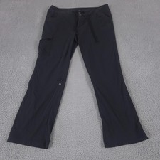 Columbia Pants Women 16W Black Saturday Trail Straight-Legged Omni Shield Hiking