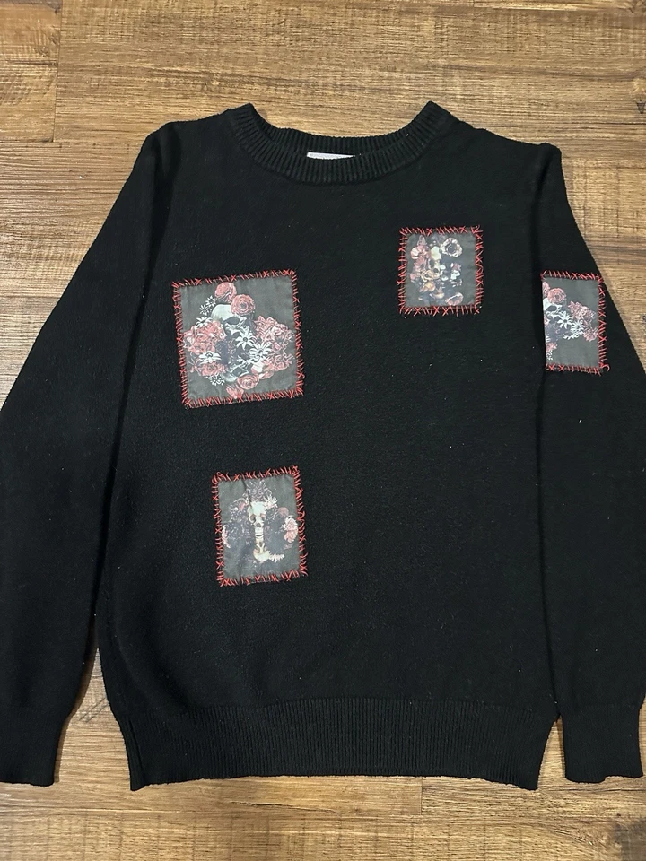 Raro Suéter Dior X Toru Kamei Parche Mezcla Cachemira Negro Exclusivo Talla M Foto 2 de 4