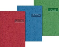Kalender 2026 BRUNNEN kleiner Taschenkalender A7 Modell 712  Wochenkalender mini