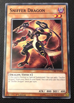 Yu-Gi-Oh! Sniffer Dragon, CIBR-EN008, Common, 1. Edition, Englisch, Near Mint