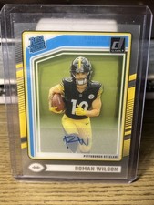 2024 Panini Clearly Donruss - Rated Rookie Roman Wilson #77 Autographs (AU, RC)
