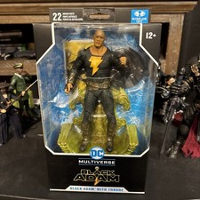 McFarlane Toys DC Multiverse Black Adam Action Figure with Throne