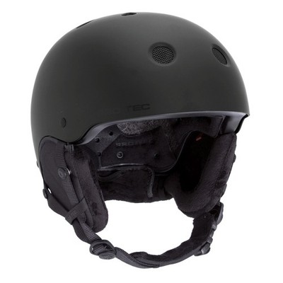 Pro Tec Helmet (Classic Certified Snow - Stealth Black)