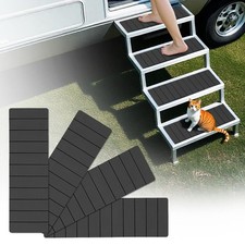 RV Step Covers 4 Pack, Non Slip rv Stair Covers, 24 x 7.5 inches, Dark Gray