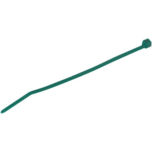 HellermannTyton Inside Serrated Cable Tie Green 2.5mmx100mm (100pcs)
