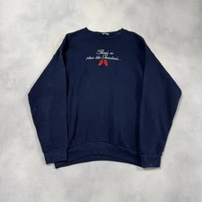 Vintage Sweatshirt Embroidered Grandma Patterned Jumper Women's