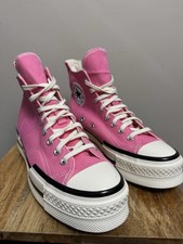Converse Chuck Taylor All Star Lift Womens 10.5 Mens 8.5 Platform Pink Canvas
