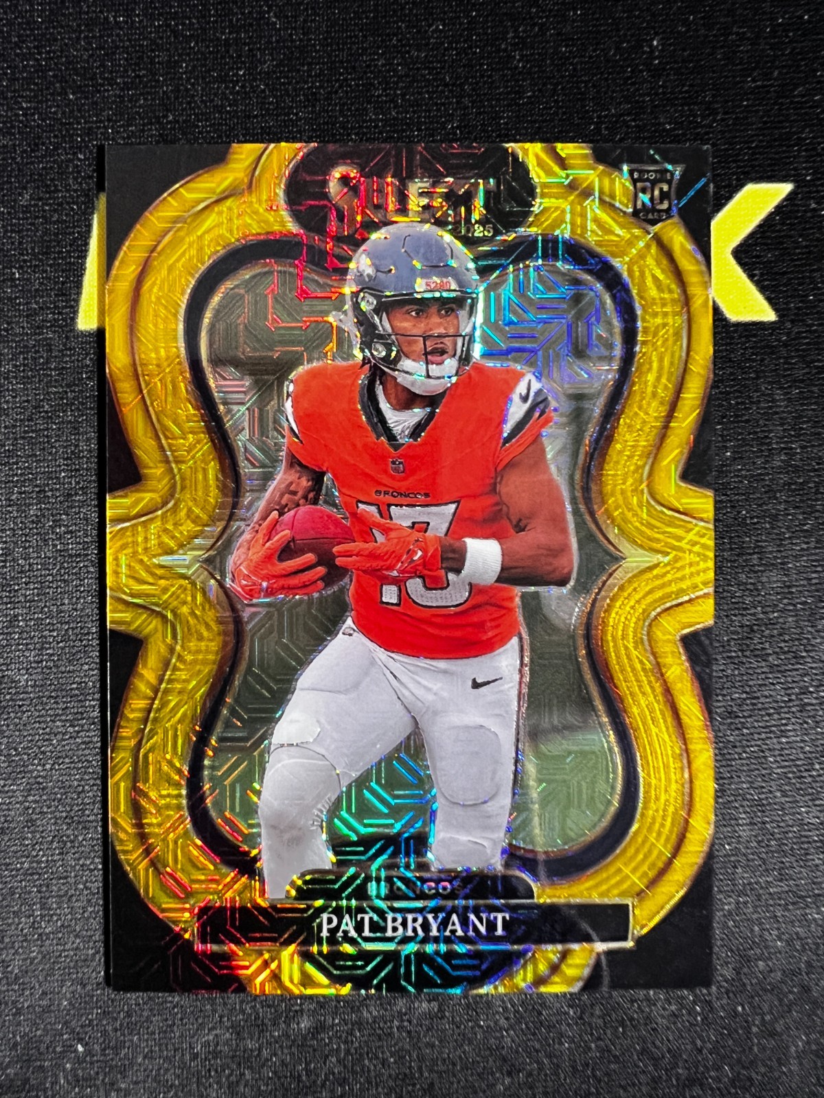 PAT BRYANT - 2025 Select Suite Rookie - Denver Broncos - Gold # /10