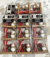 Winter Wonder Lane Snowmen Holiday Ornaments 4 Packs Ornaments Total Look