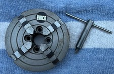 Mandrino tornio indipendente 4 ganasce originale Emco Compact 5 90 mm + chiave mandrino (#200420)