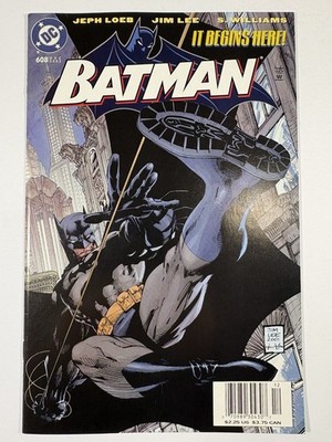 Batman #608 (2002) Newsstand Hush, Chapter One' Catwoman Killer Croc Appearances