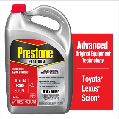 2 pack  Antifreeze & Coolant Prediluted 50/50, use with Toyota 1 Gallon.