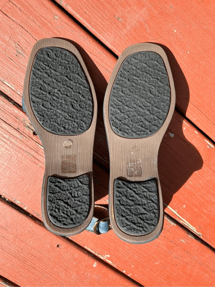 L'artiste Shoes/Spring Step Niarah Sandals Blue Leather Sz EU 39 / US 8, MP $180 - Image 3 of 4