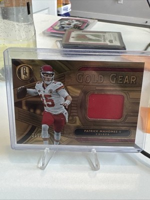 PATRICK MAHOMES II 2024 GOLD STANDARD GOLD GEAR JERSEY GG-PMS #/299 # SP!