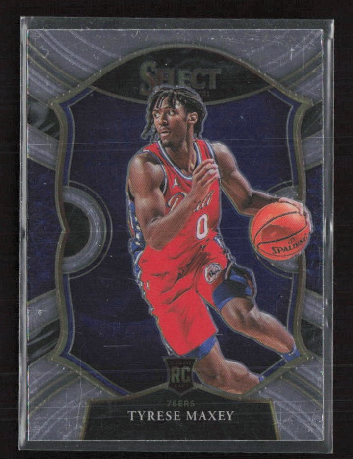 2020-21 Panini Select #81 Tyrese Maxey Philadelphia 76ers QTY RC